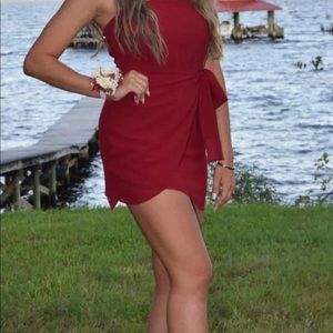 Beautiful red Princess Polly dress.